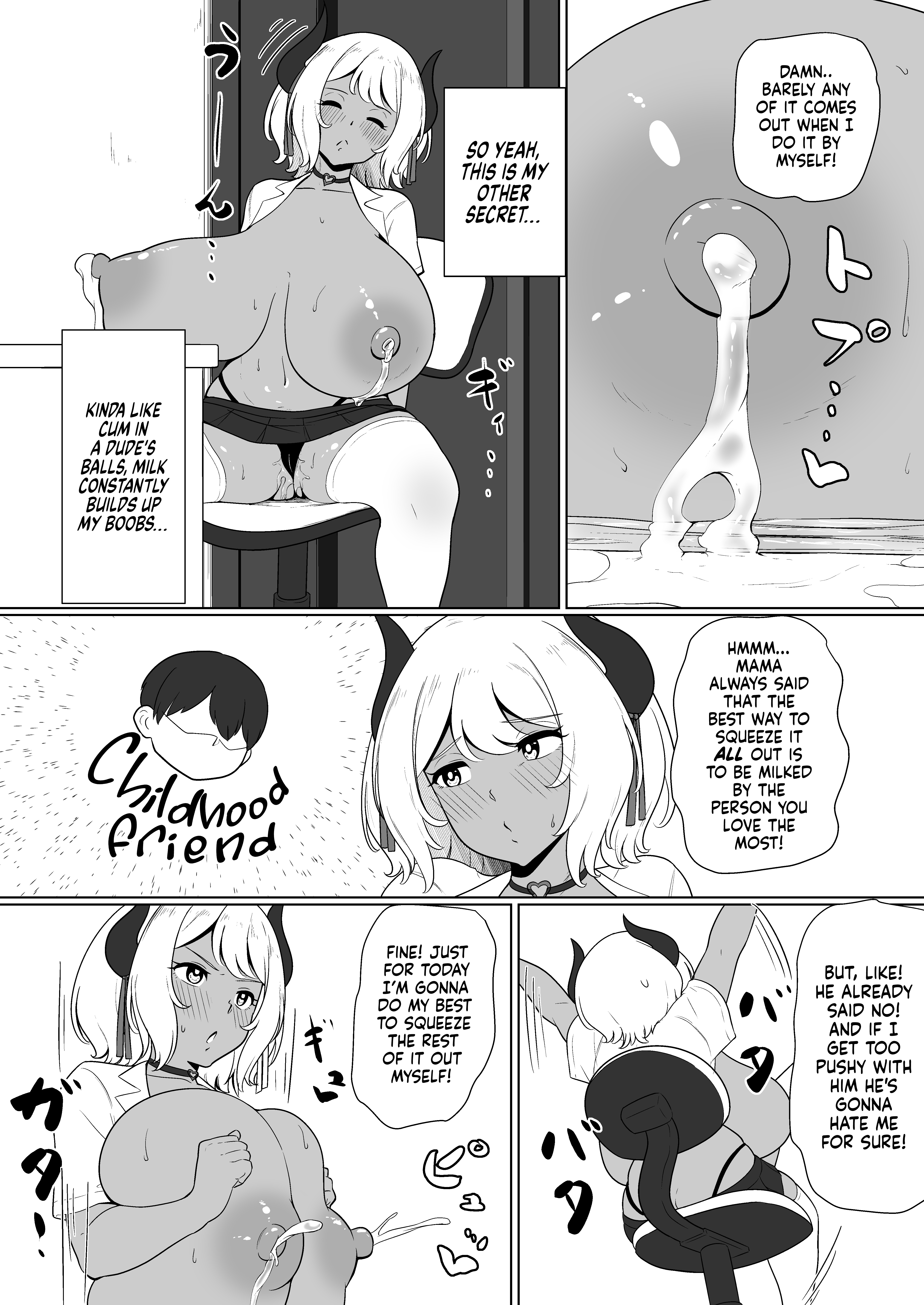 Hentai Manga Comic-Milking My Succubus Childhood Friend?! - Begging To Be Wrung Out After School!-Read-9